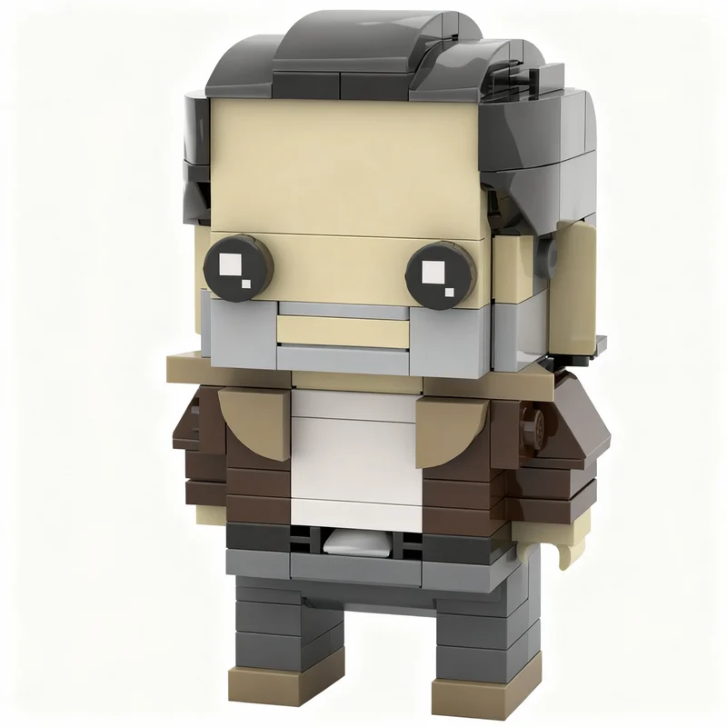 163pcs MOC Rick Grimes Brickheadz Model Building Blocks Construction Toy Christmas Gifts DIY Creative Idea Education Assemble - view 5