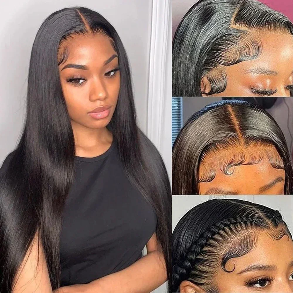 Nadine Straight Lace Front Wigs Lace Wig 13x6 Human Hair Wigs For Women Pre Plucked Brazilian 32 Inch 13x4 Lace Frontal Wig