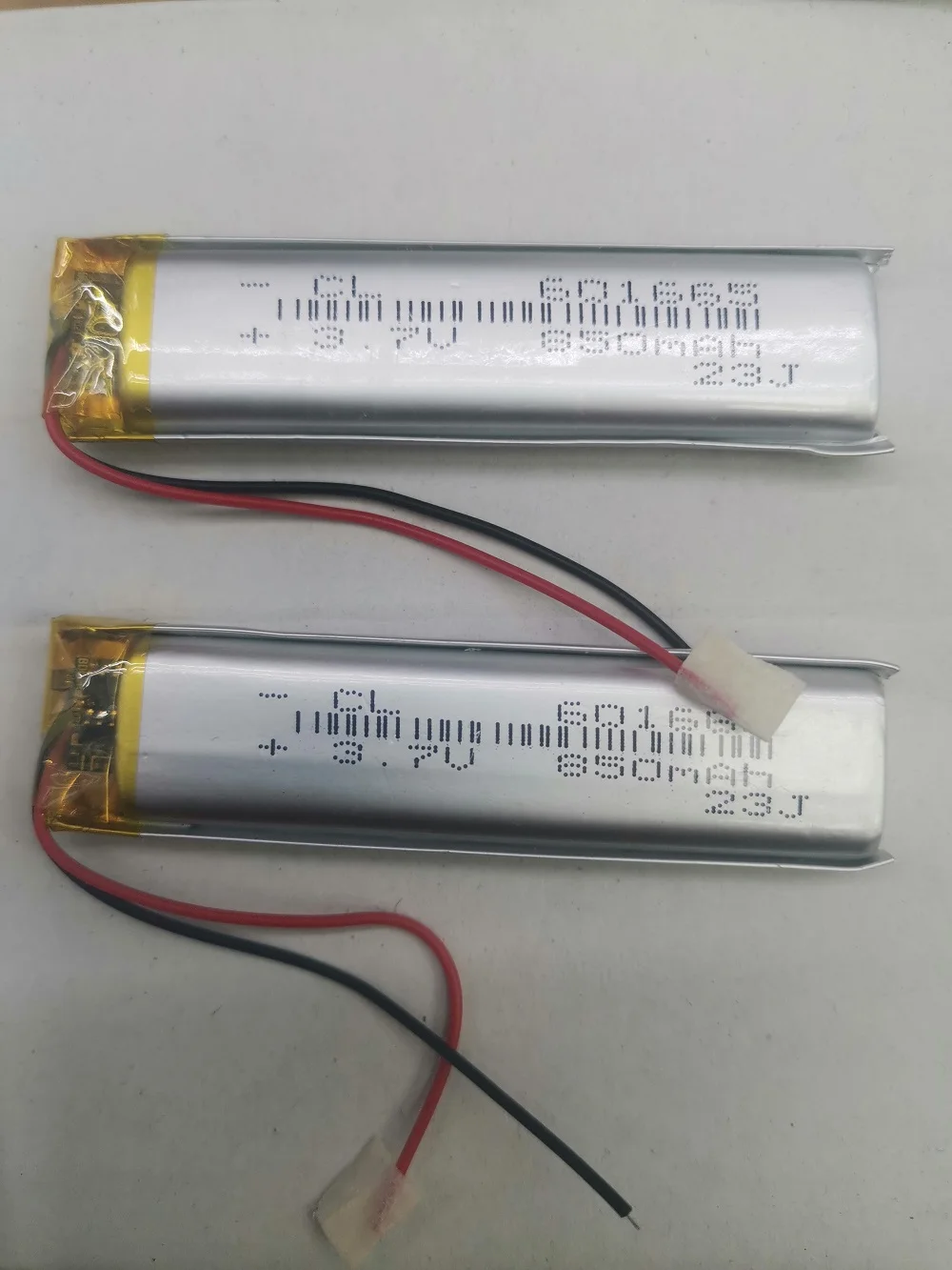 601665 리튬이온 배터리 850mAh, 블루투스 MP4 장치에 최적화된 안정성 높은 선택
