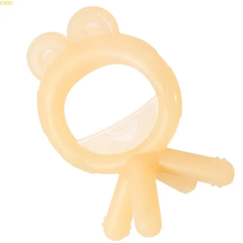 

Fog Baby Toothbrush Teether Silicone Soothing gums Toy Teething Relief Toy