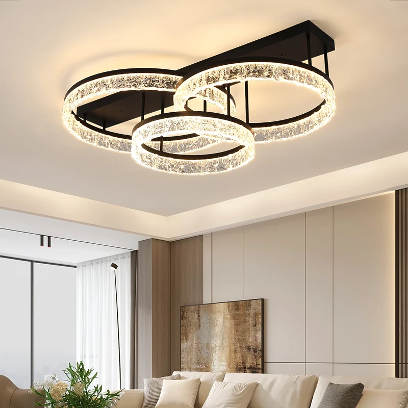 Modern, light luxury LED ceilince crack, super bright, living room, advanced sense