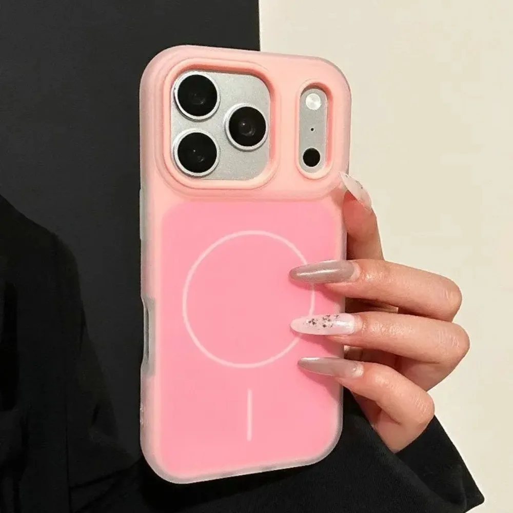 Für iPhone 17 ProMax Jelly Candy Farbige Magsafe-Hülle für iPhone 11 12 13 14 15 16 Pro Max Weiche Silikon-Objektivschutzabdeckung