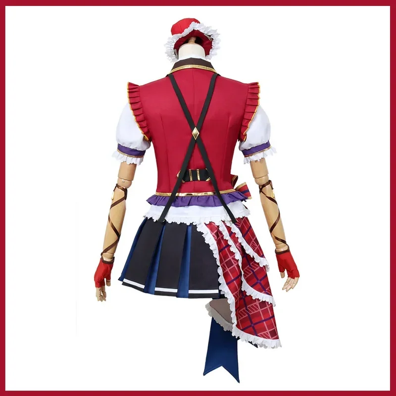 أنيمي الحب لايف! Nijigasaki المدرسة الثانوية المعبود نادي يوكي سيتسونا ناكاجاوا نانا تأثيري حلي شعر مستعار تنورة جميلة امرأة حفلة البدلة