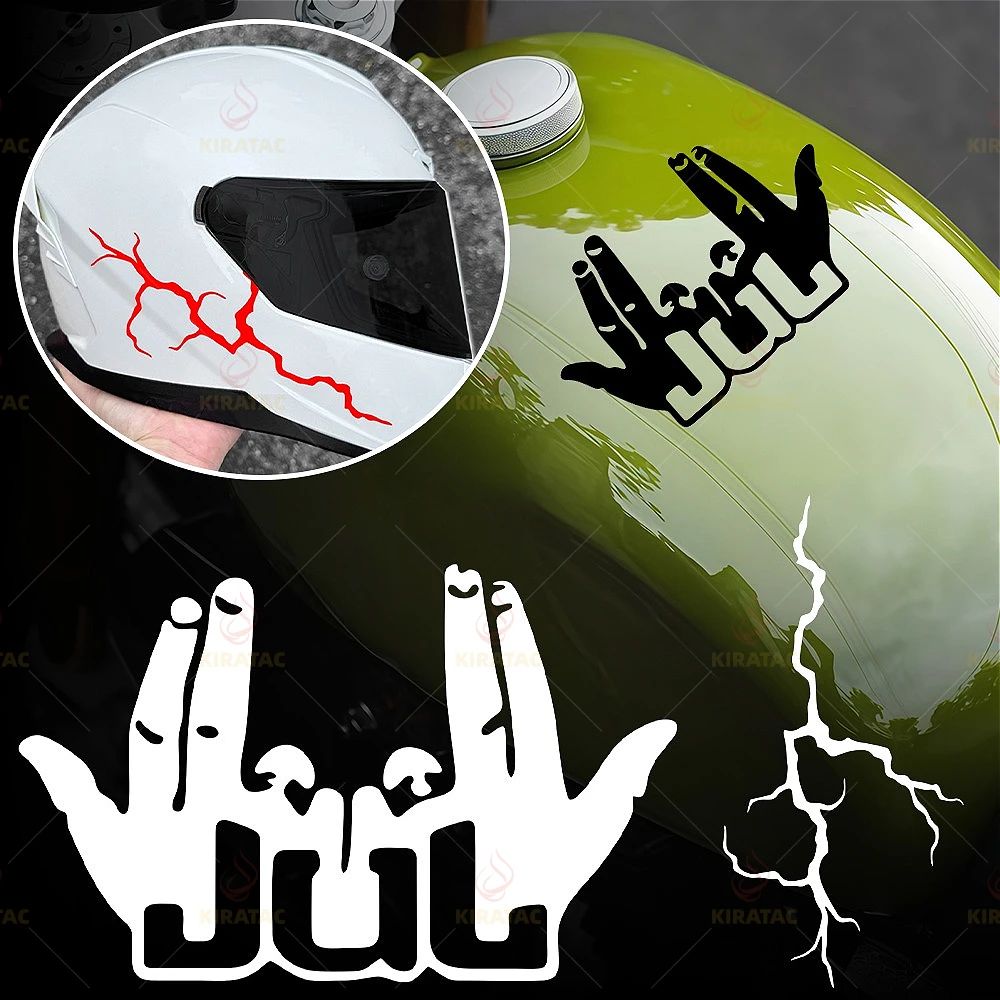 Lightning, motorcycle sticker car sticker, waterproof, suitable for fairings, helmets, fuel tanks, fenders, side panels,