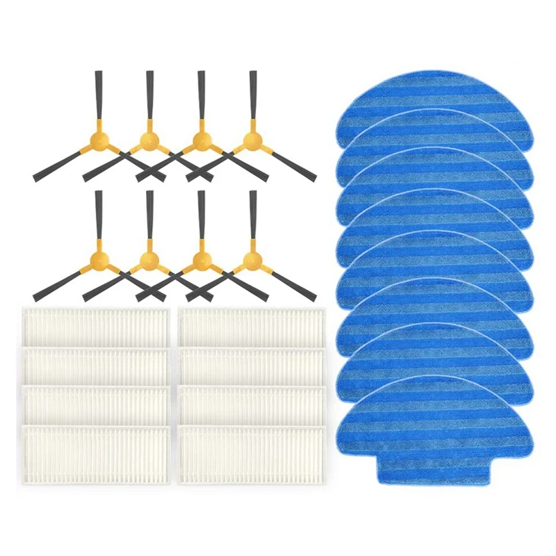 

Side Brush Mop Cloth Rag Hepa Filter Spare Part Plastic Replacement Parts For Haier T550W T560H Robot Vacuum Cleaner