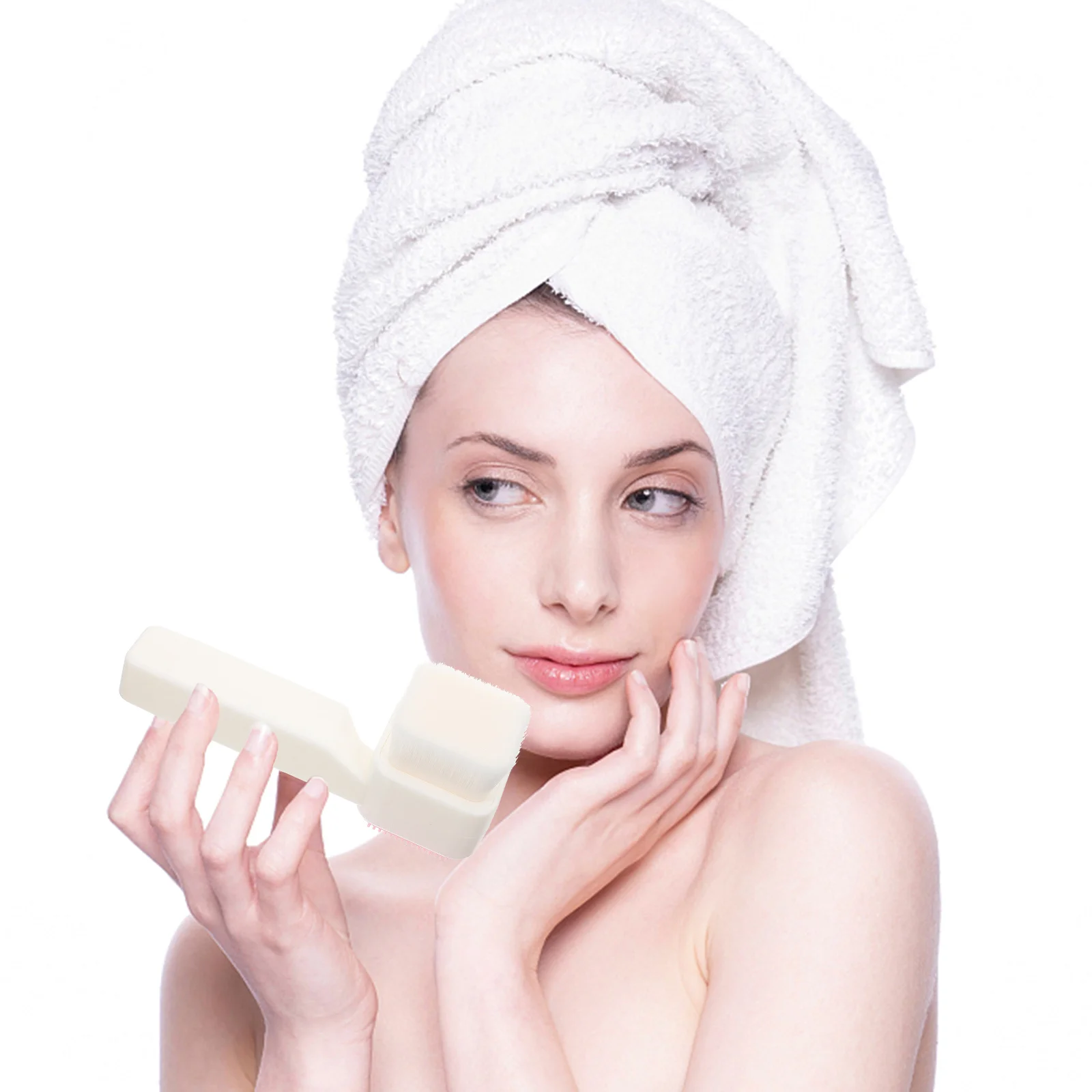 منظف الوجه المدمج من السيليكون للتقشير اللطيف والتنظيف، فرشاة تنظيف الوجه الصديقة للسفر لجميع أنواع البشرة