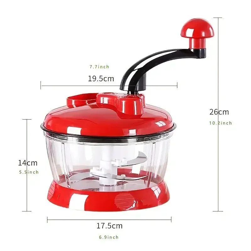 Garlic Chopper Vegetable Cutter Multifunctional Food Processor Manual Meat Grinder Onion Chili Cutter Masher Kitchen Accessories