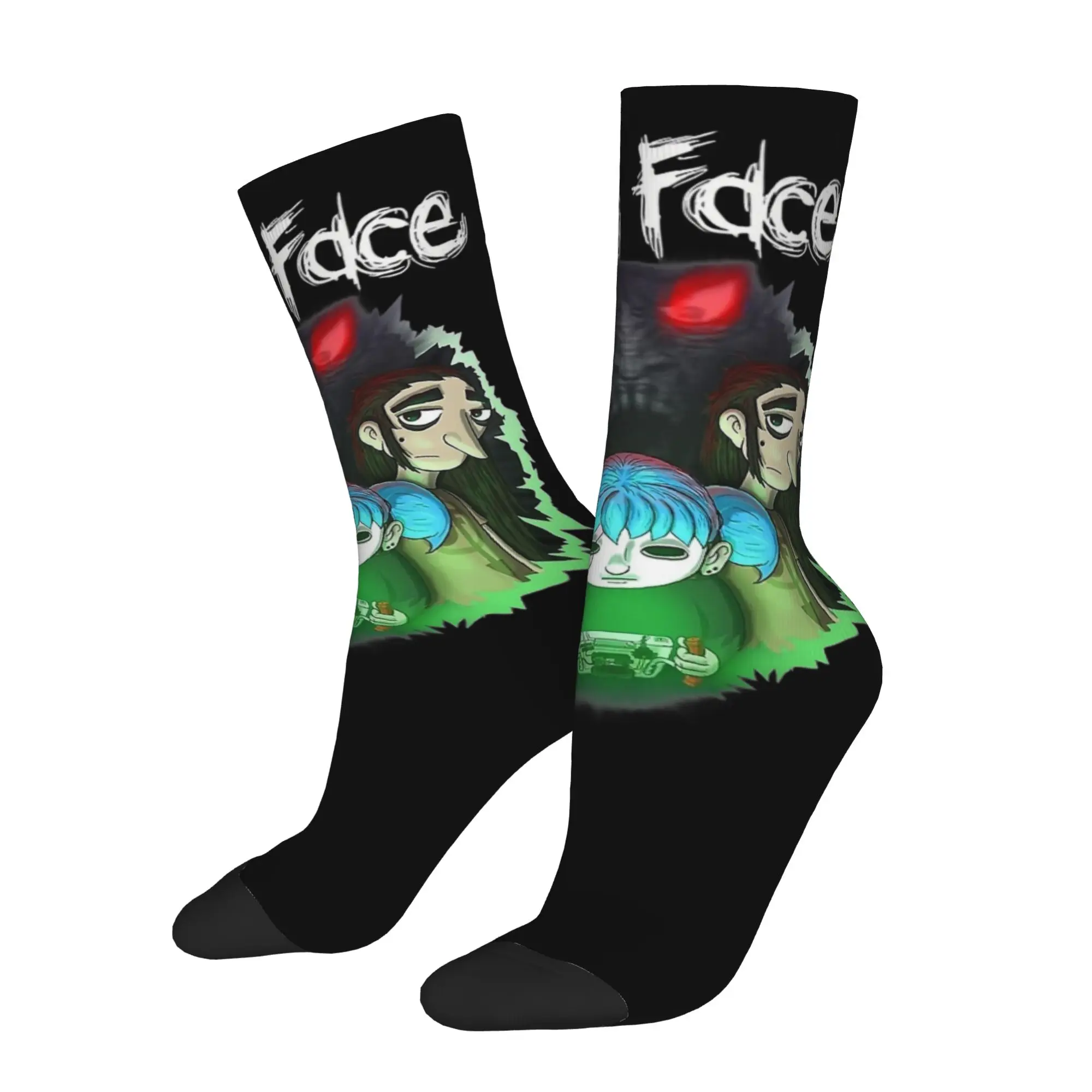 New Male Men Socks Harajuku Sal Fisher Game Sock Polyester Sally Face Sport Women's Socks Spring Summer Autumn Winter