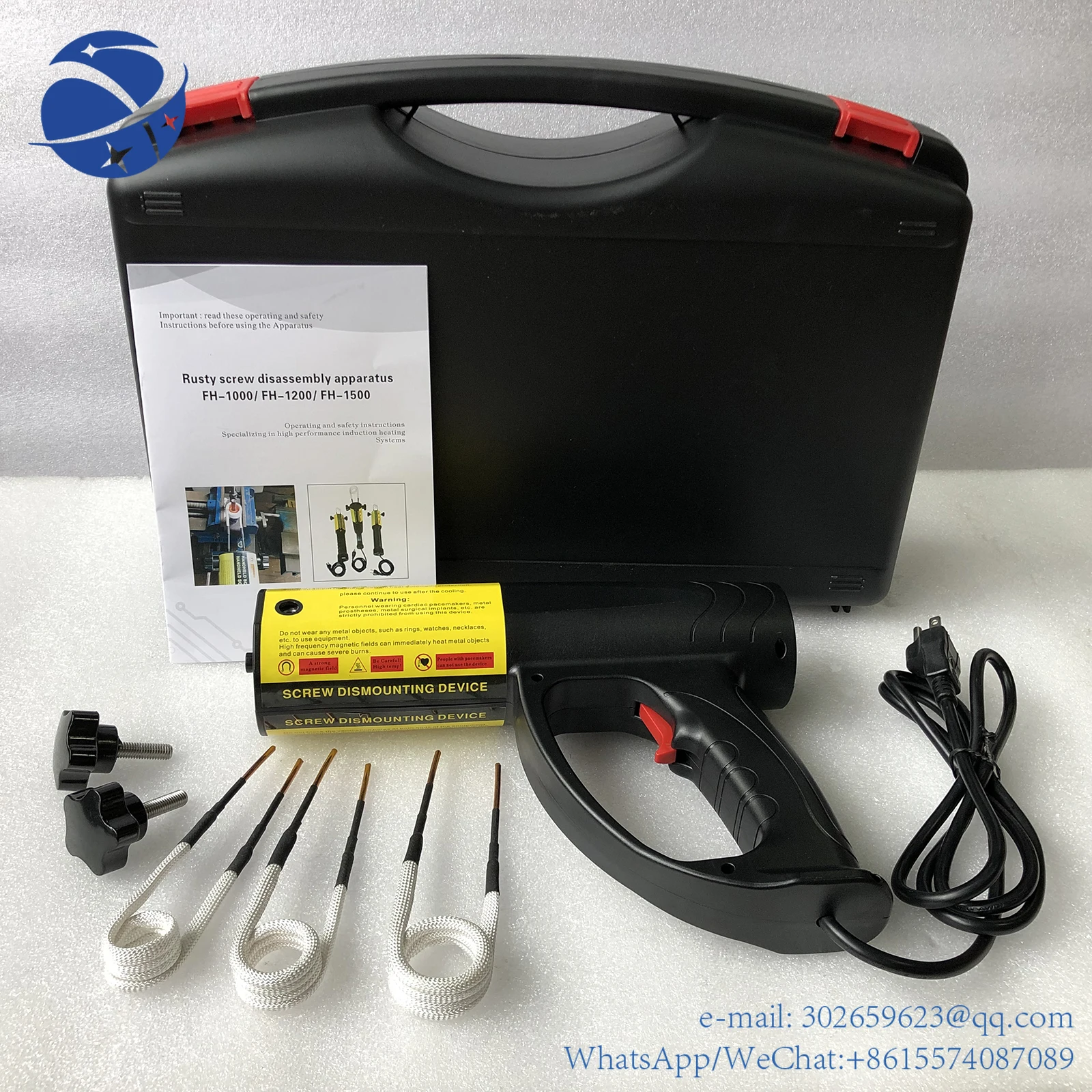 

yyhc 1500W Handheld High Frequency Flameless Screw Dismounting Device Electromagnetic Induction Heater Kit 110V 220V Optional