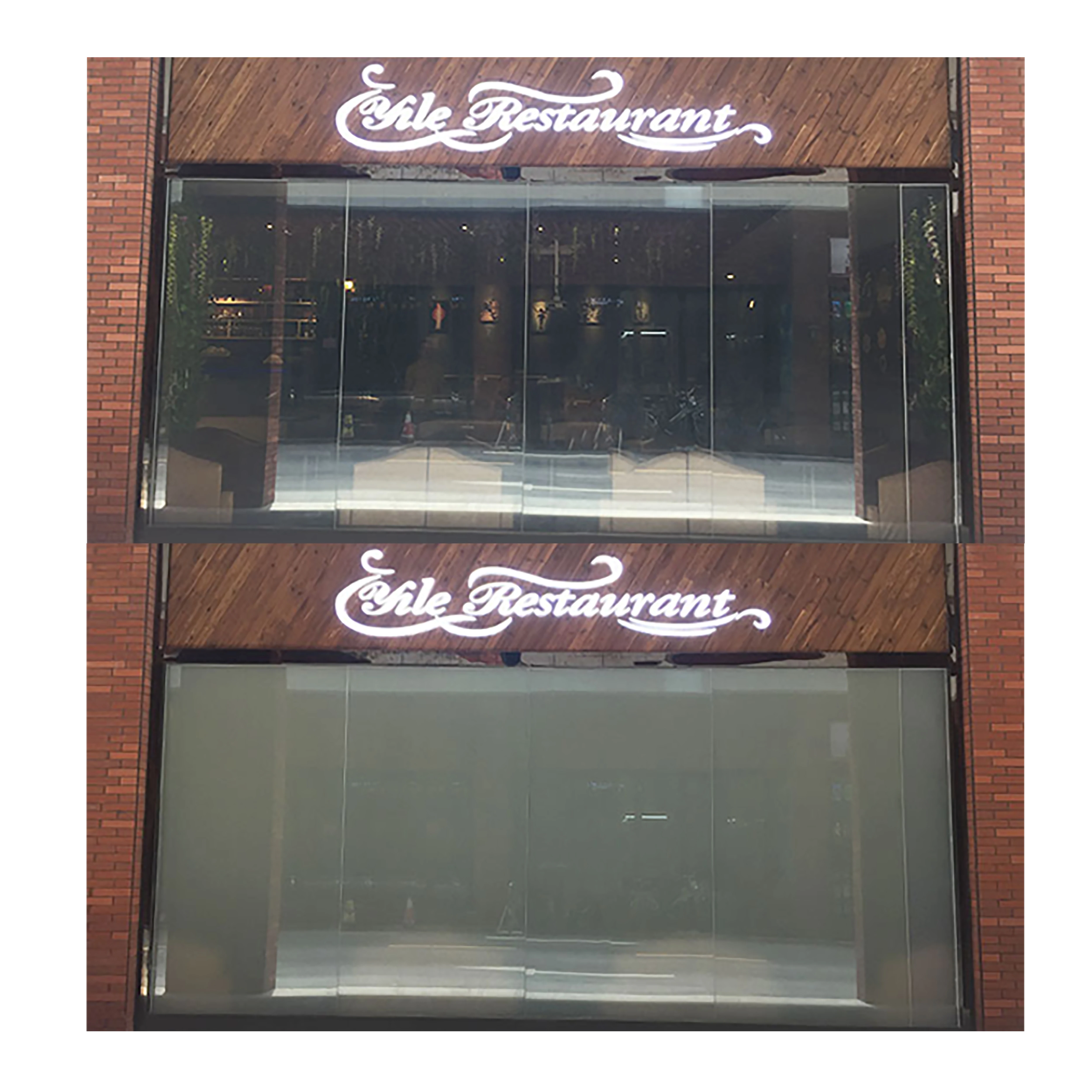 Colored PDLC Self Adhesive Smart Tint Switchable Glass Electrochromic Film
