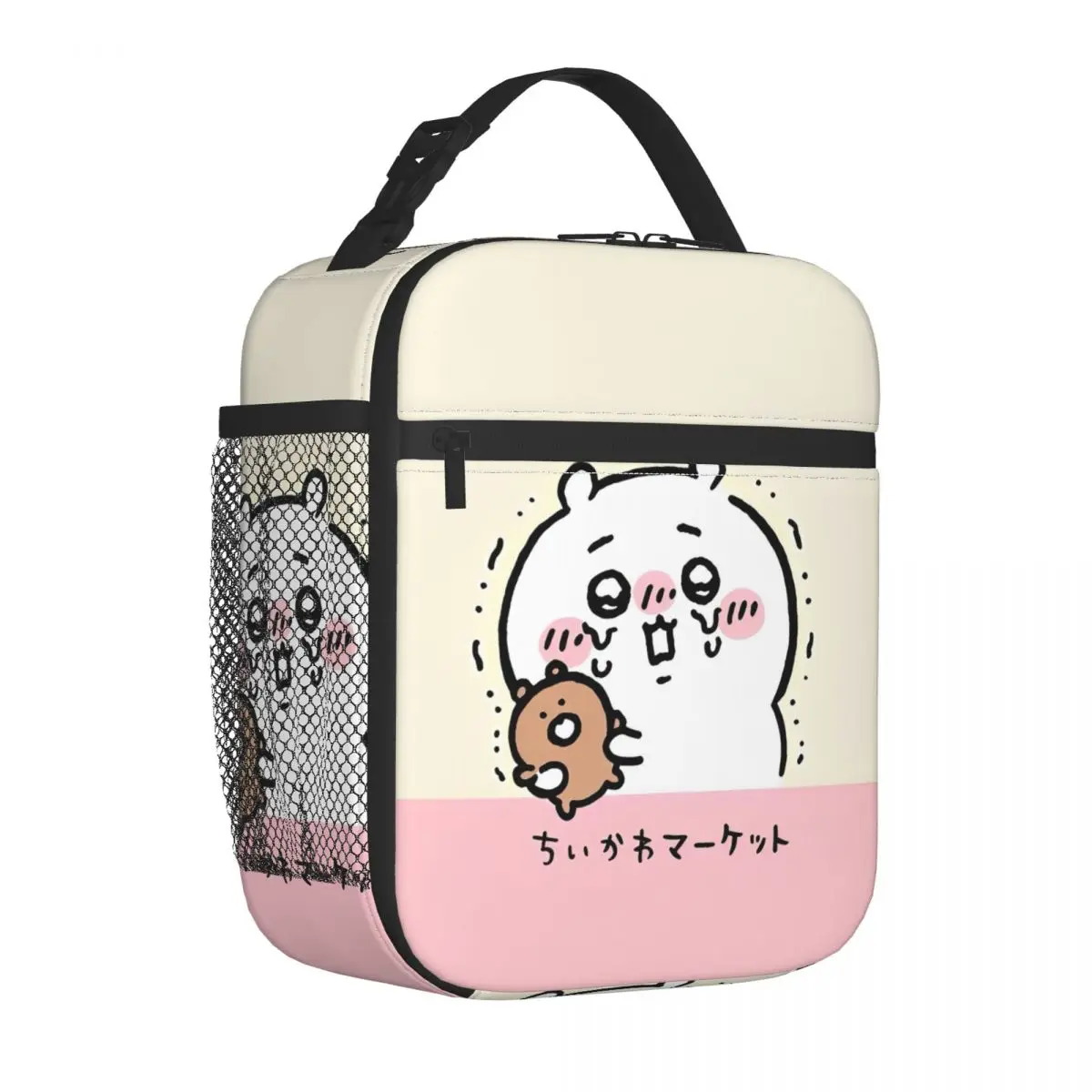 

Kawaii Chiikawa Insulated Lunch Bags Leakproof Lunch Container Cooler Bag Tote Lunch Box Work Picnic Food Handbags