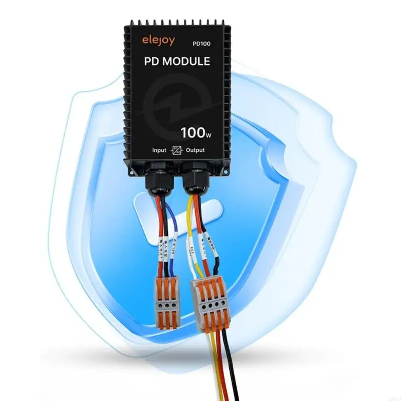 نطاق واسع لدرجة الحرارة، معالج تنازلي للسيارات، USB، مخرج طاقة طويل القامة 100 وات R6FB