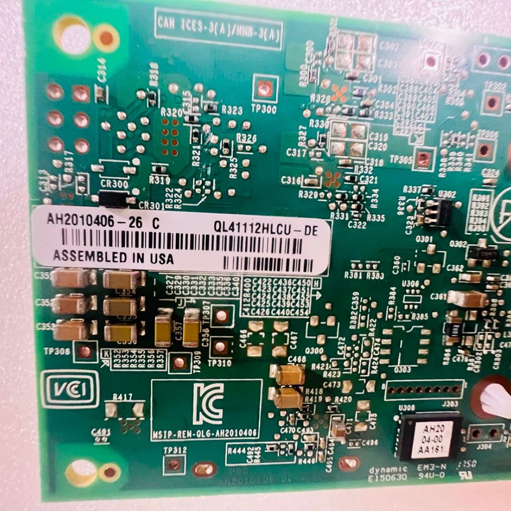 10G dual port fiber optic network card 807N9 C5RNH 5252W 0807N9 QL41112HLCU-DE
