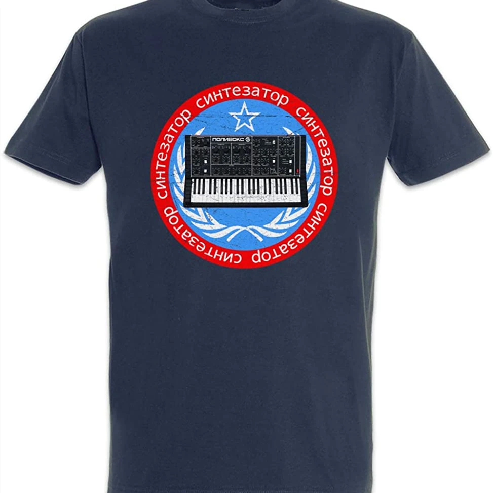 Soviet Synthesizer II Hombre T-Shirt Men's 100% Cotton Casual T-shirts Loose Top Size S-3XL