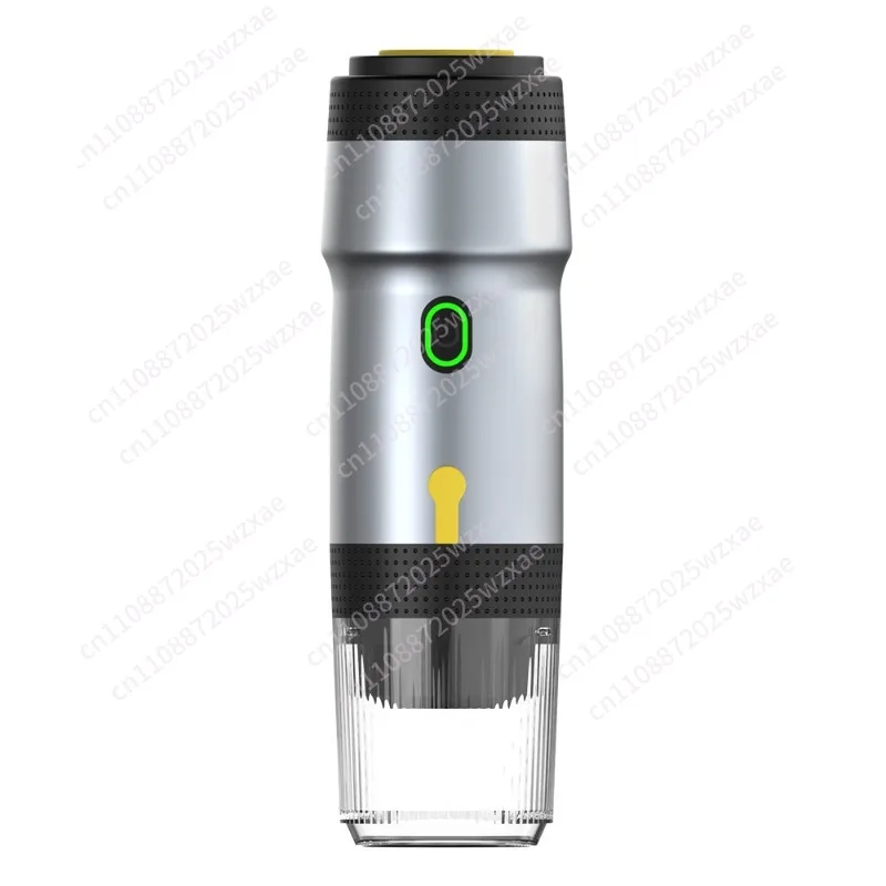 Portable, heatable espresso coffee machine, large and small capsule coffee powder three-in-one