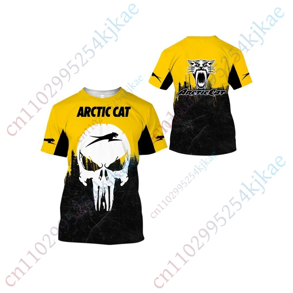 

Arctic Cat T-shirts Men's Clothing Anime Casual Short Sleeve Tee Breathable Top Quick Drying Streetwear Harajuku Essentials Tee