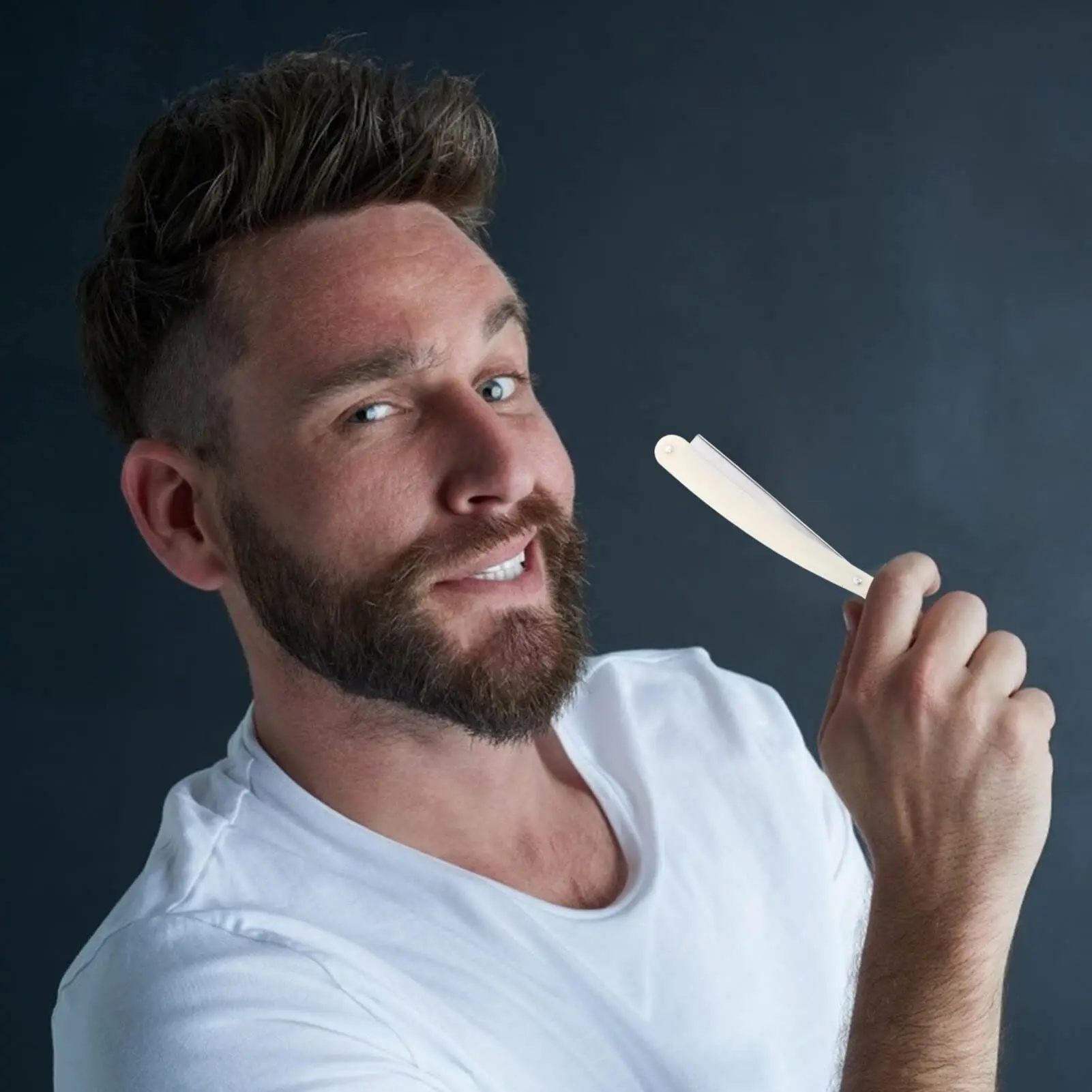 Damska maszynka do brwi maszynka do golenia składana przenośna ręczna maszynka do golenia akcesoria fryzjerskie fryzjerstwo odpowiednie dla początkujących