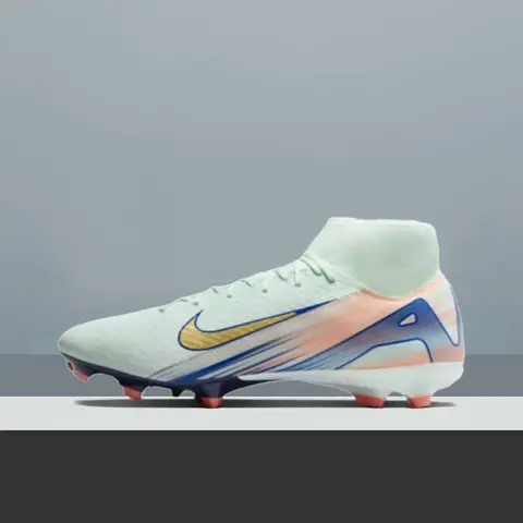 Nike Mercurial Superfly 10: Stylish, Versatile, Trendy, Comfortable, Breathable, High-End Soccer Cleats for Men—White FZ1380-300