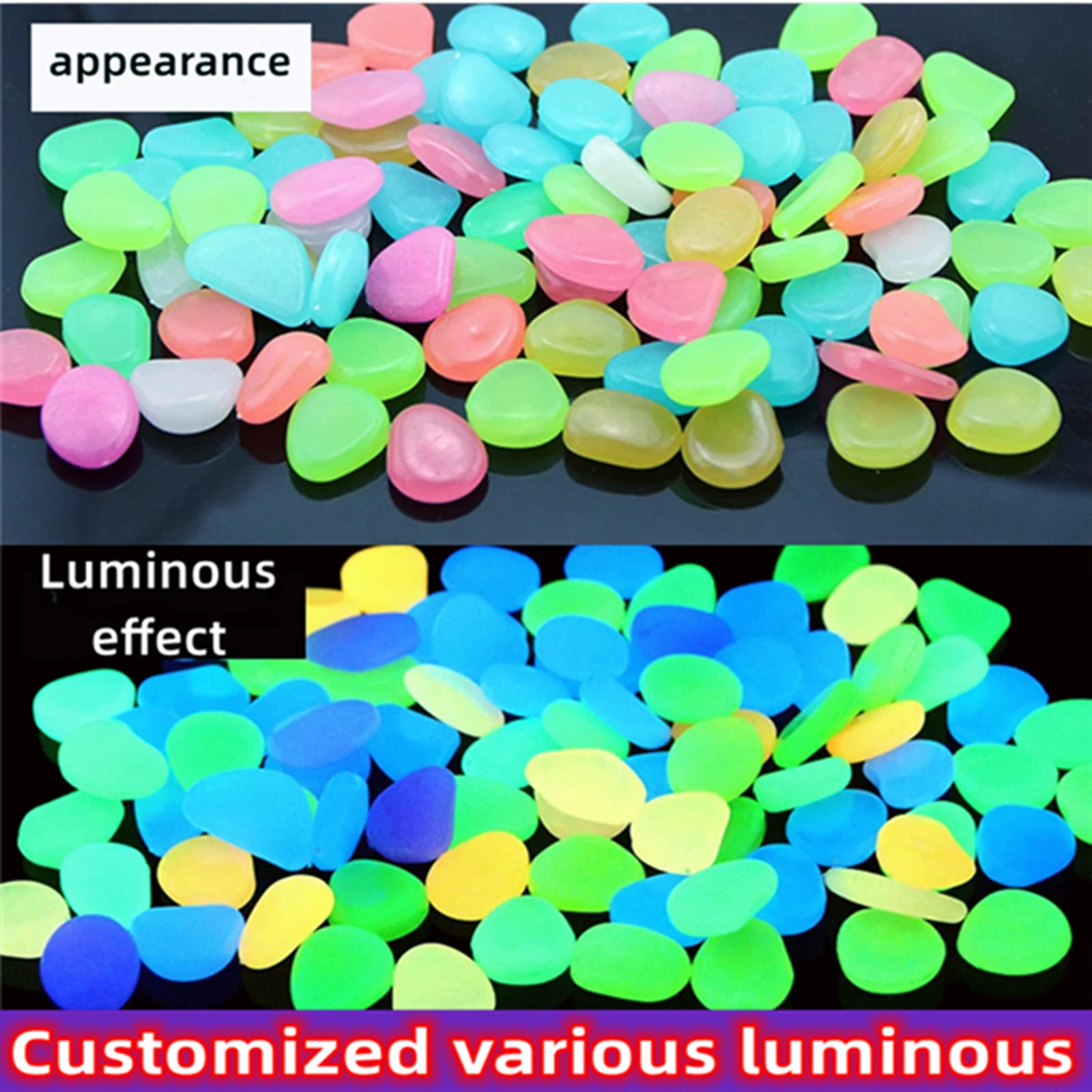 200-1000Pcs Luminous Sand Glow - огляд і ціна Aquarium Fish Home