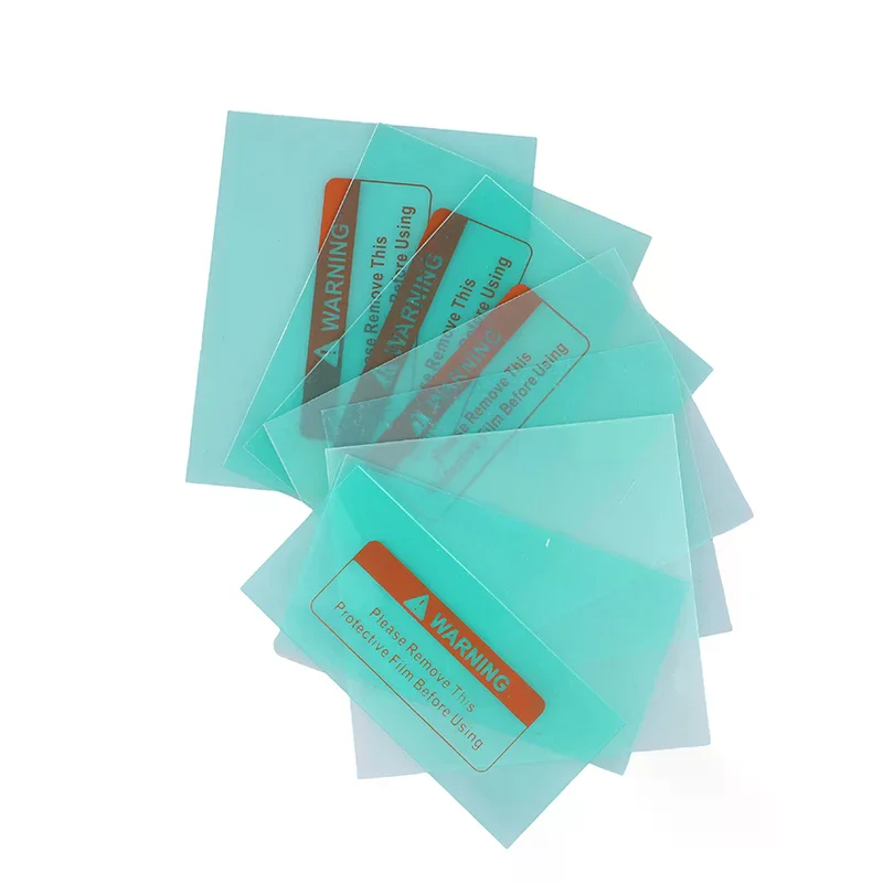 NEW 5Pcs/Set Protective Plastic Plate(PC) Cover Auto Darkening Welding Mask Welding protection Glass Filter Replacement