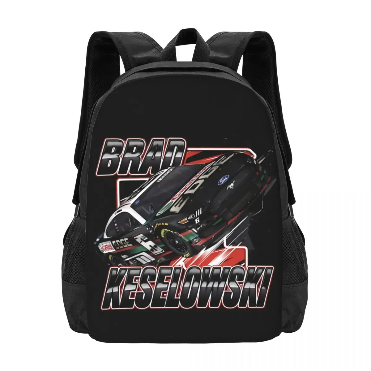 Brad Keselowski 6 Travel Laptop Backpack, Business College School Computer Bag Gift for Men & Women