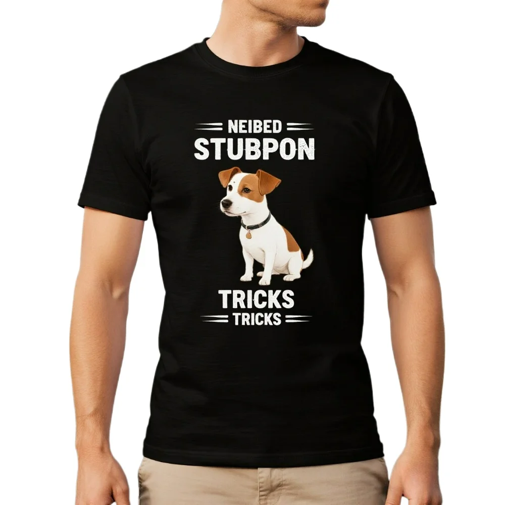

Unique Design Funny Stubborn Jack Russell Terrier Tricks T-Shirt. Summer Cotton O-Neck Short Sleeve Mens T Shirt New S-3XL