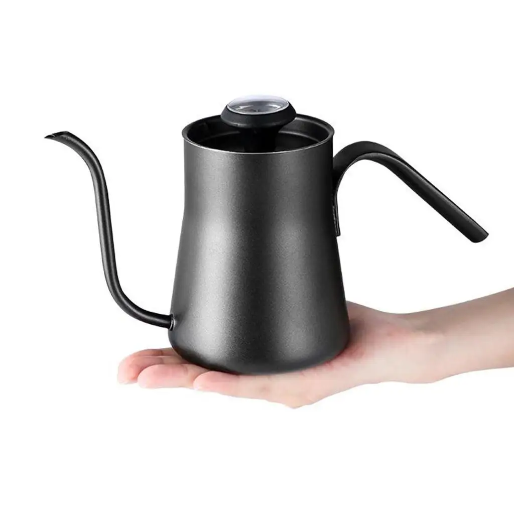 Stainless Steel Tea Kettle with Coffee Kettle Maker for Cafe, Restaurant, Bar,