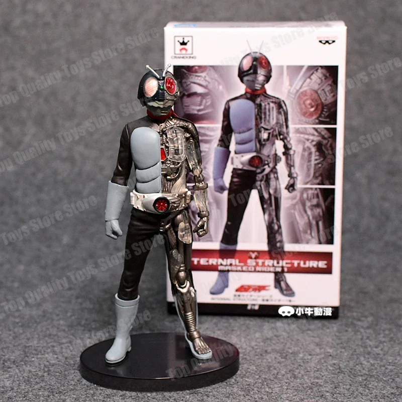 Original Bandai Masked Rider 18cm Internal Structure Edition Pvc Figure Kamen Rider Model Toy Children Cute Gifts Desktop Collec