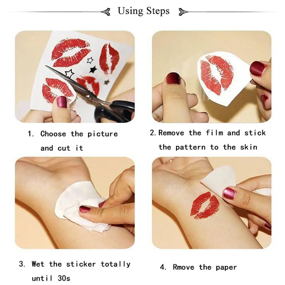 أداة الزفاف DIY الهند زهرة اليد نقل المياه الشارات المؤقتة الحناء الوشم الأسود لصاقات وشم الجسم الفن ملصق