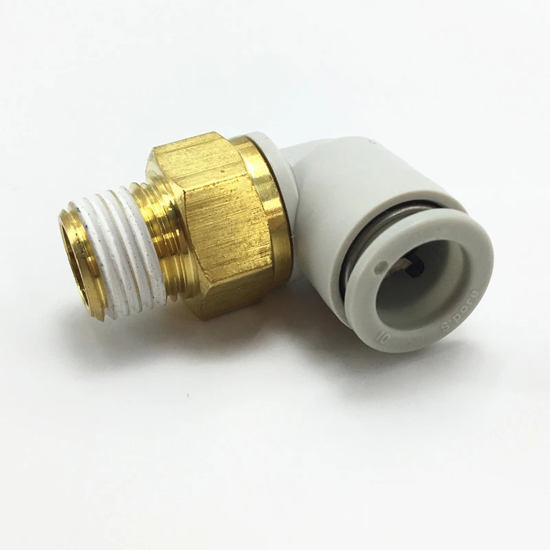 Conector rápido tubo comum, acessórios, cotovelo pneumático, KQ2L04, KQ2L06, KQ2L08, KQ2L10, KQ2L12-01S, 02S, 03S, 04S, KQ2L12-03AS
