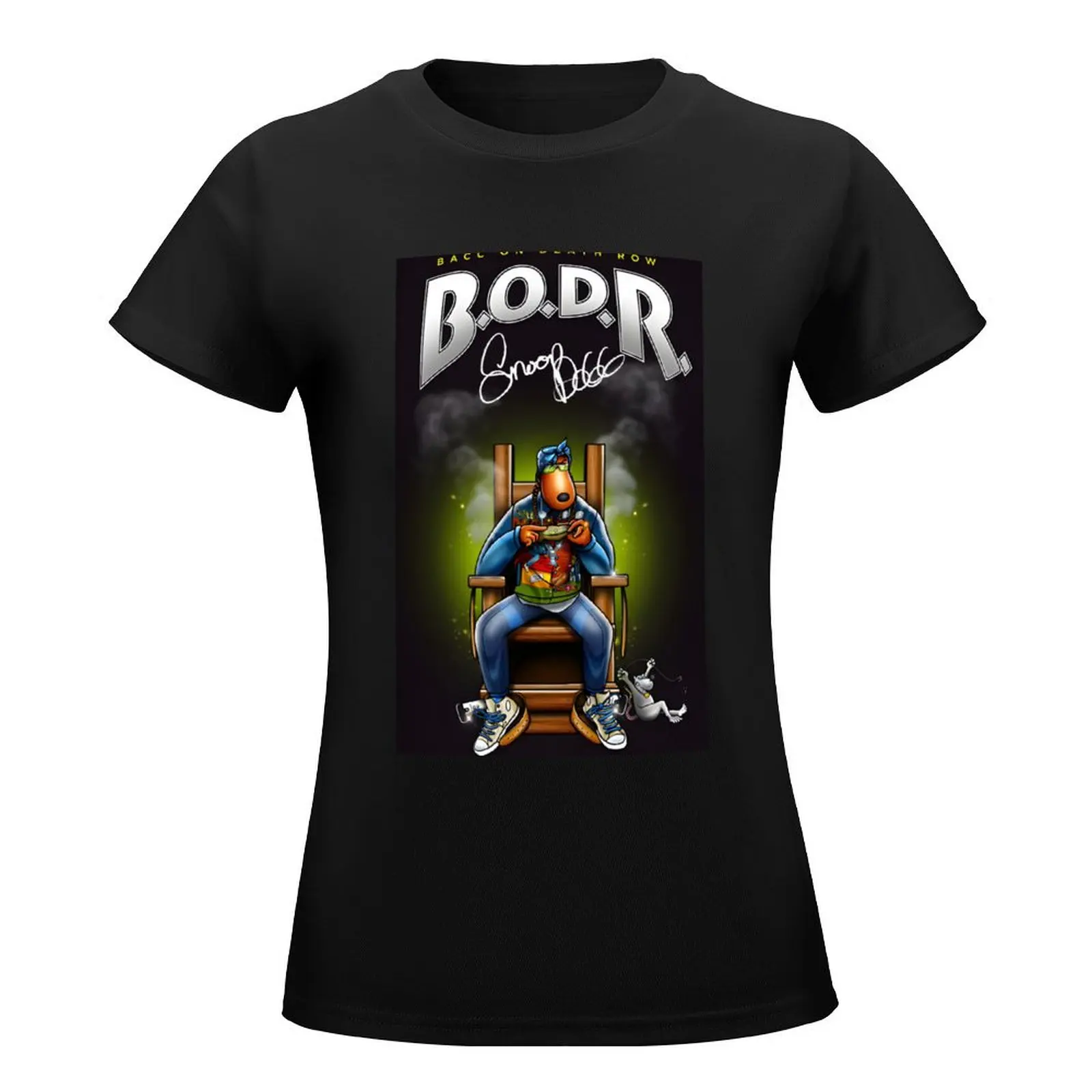 BODR album dog cool T-Shirt kawaii clothes Blouse cute tops tight shirts for Women