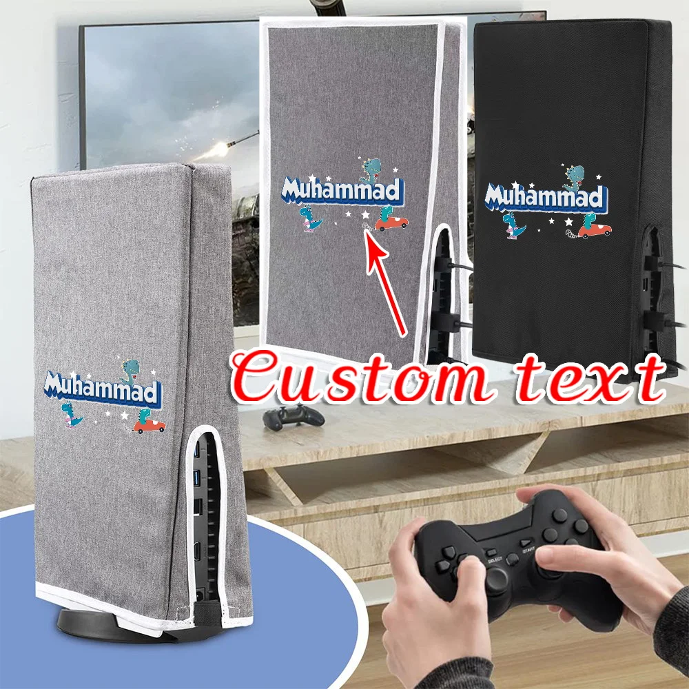 

Custom Name Dust Cover PlayStation 5 PS5 Game Console Protective Cover Scratch Cover Host Protection Tool Cartoon Series