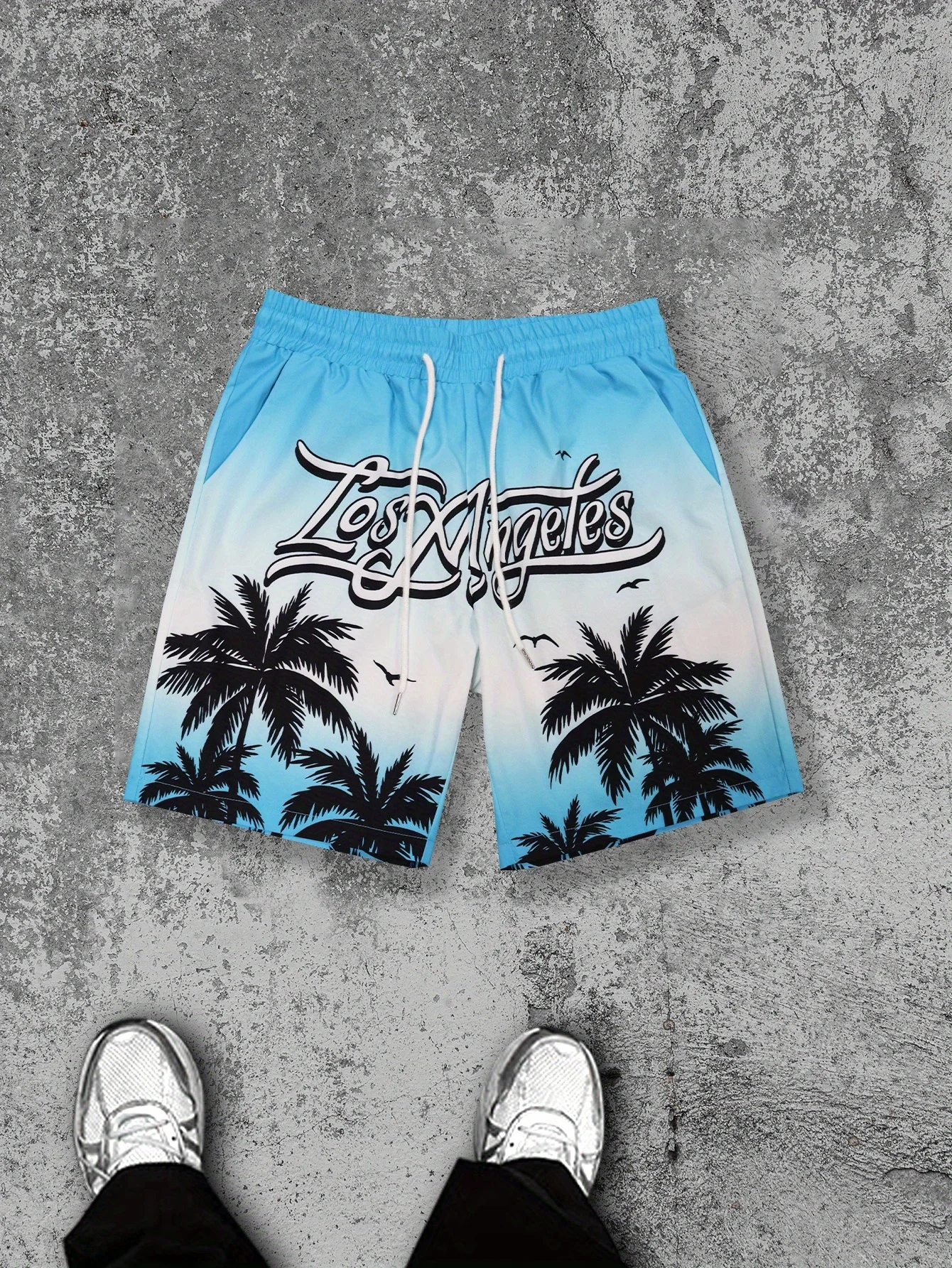 

2025 New Men's Fashion Printed Shorts Light Luxury Street Hip Hop Daily Breathable Trend Premium