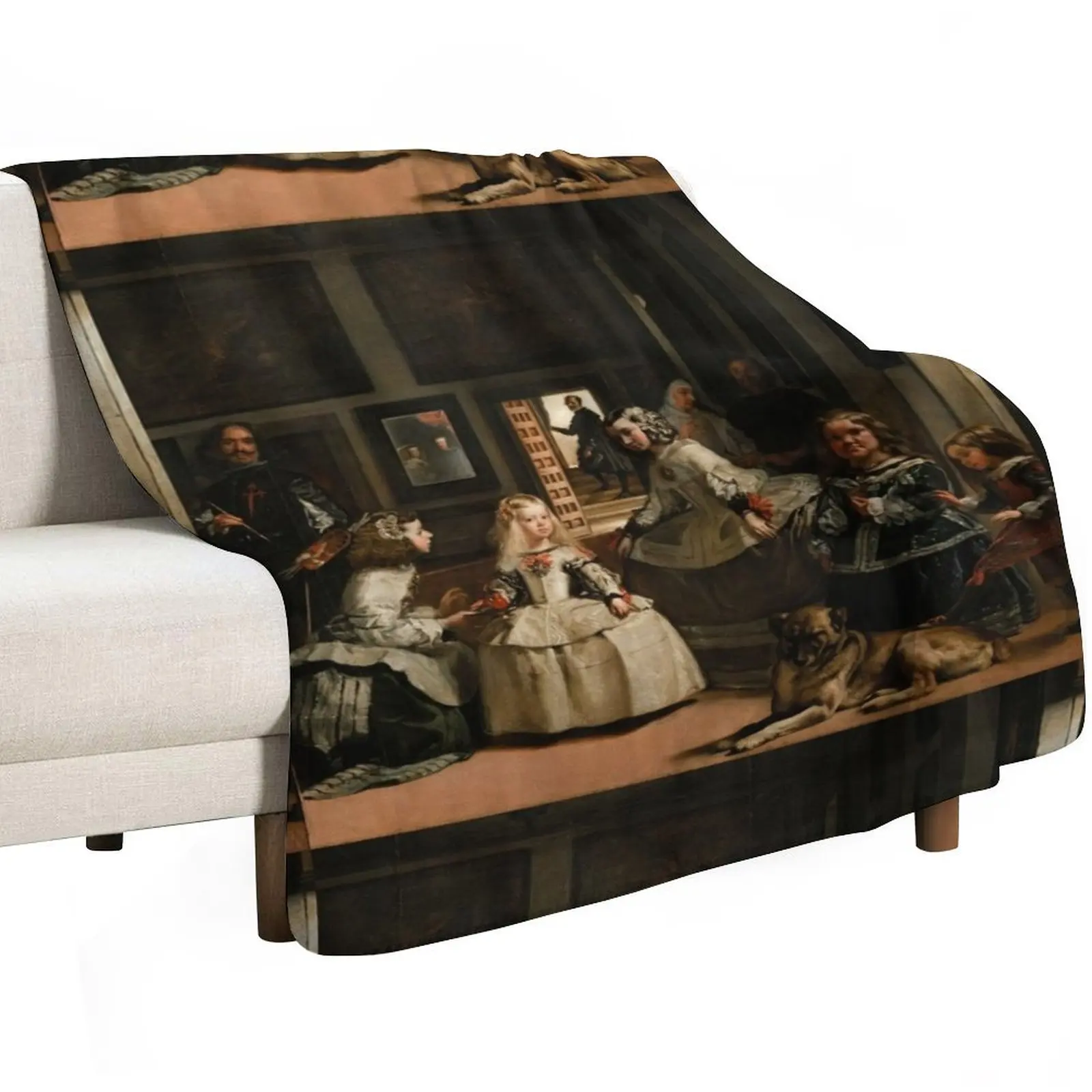 Las Meninas Diego Velazquez Throw Blanket bed plaid Loose wednesday Kid'S Bed Fashionable Thermals For Travel Blankets