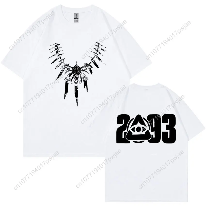 Rapper Yeat 2093 Gothic Tshirt Mens Fashion High Quality Casual Cotton Short Sleeve Summer Oversized Y2K Punk T Shirt Streetwear