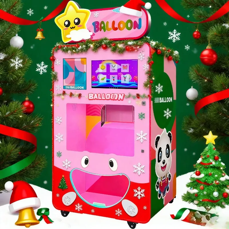 New Trend Intelligent Touch Screen Balloon Vending Equipment Commercial Christmas Decor Balloon Vending Machine For Sale
