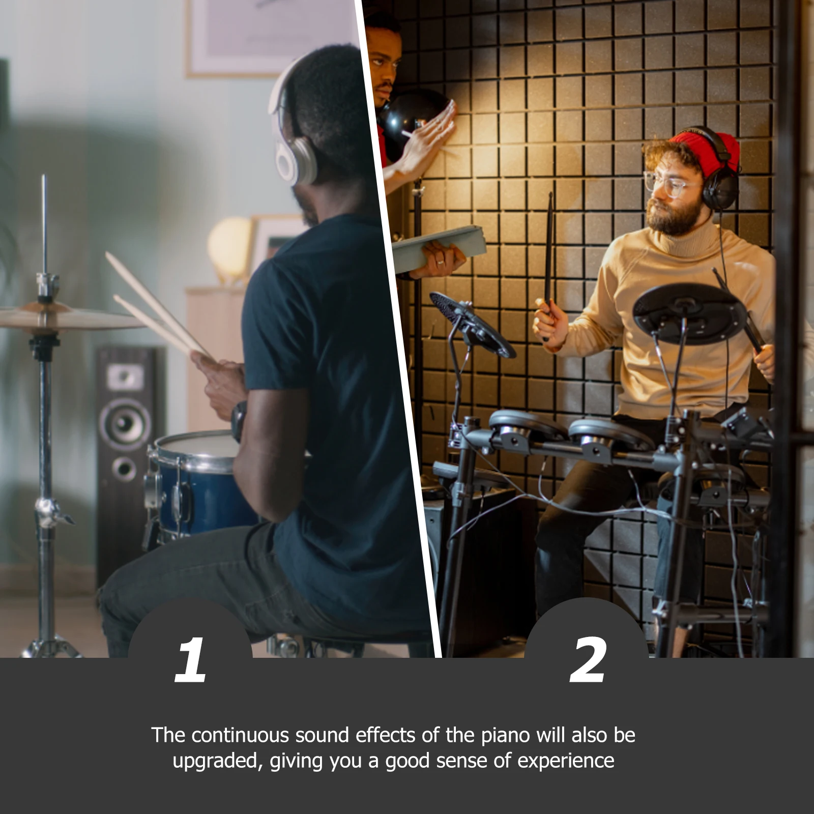 

Upgraded Sustain Pedal for Electric Piano Black Strong Construction Enhanced Smooth Operation Non Slip Bottom