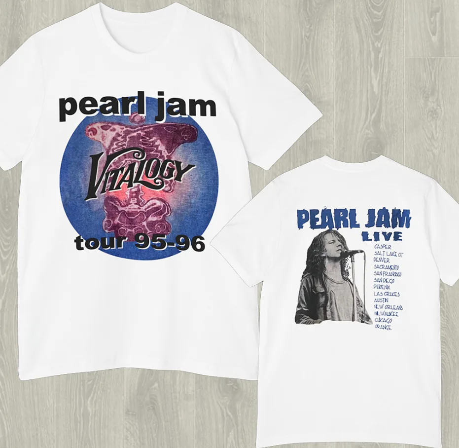 Vintage Pearll Jamm Vitalogy Tour 95 96 tshirt