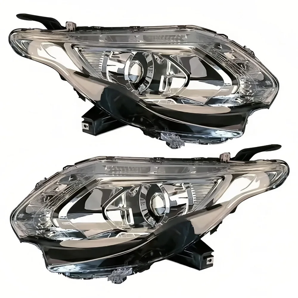 

1 Pair 2X Car Headlight Head Light for Mitsubishi L200 Triton 2015 2016 2017 2018 High Configuration