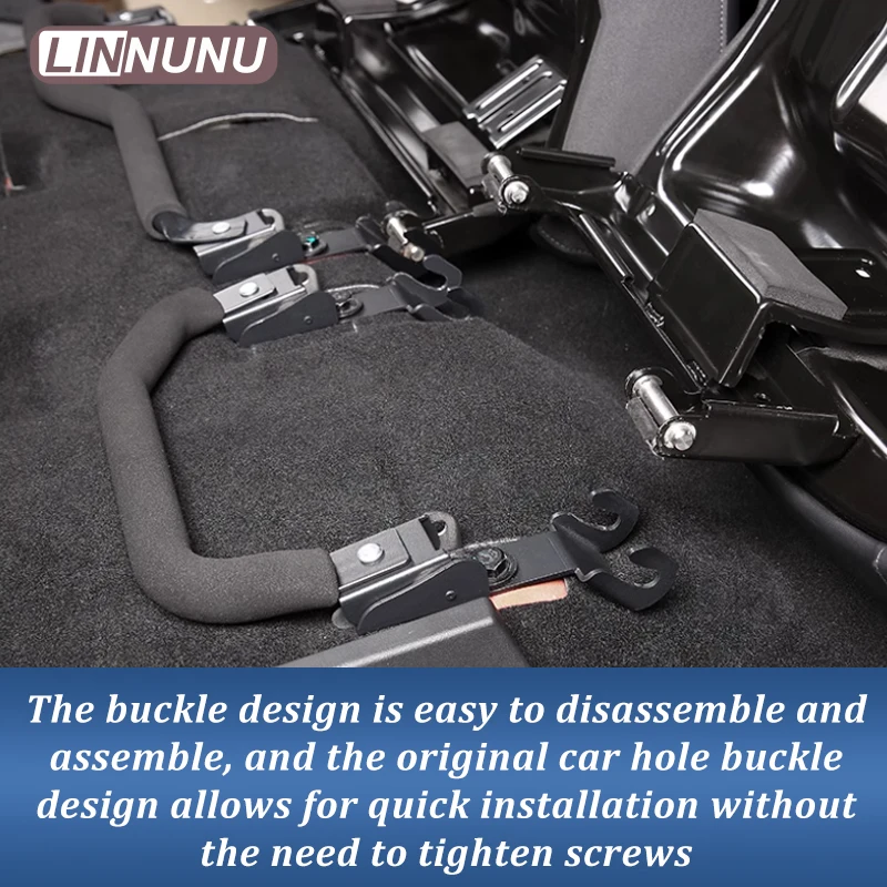 LINNUNU Off-road Rear Seat Quick Release Bracket Modification Bed Car Sleeping Seat Flat Interior Accessories fit for Great Wall - Image 2