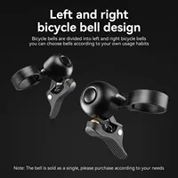 ROCKBROS Bicycle Bell for Road Bike Ring Crisp Sound Warning Alarm Bike Handlebar Copper Alloy Ring Horn Safety Cycling