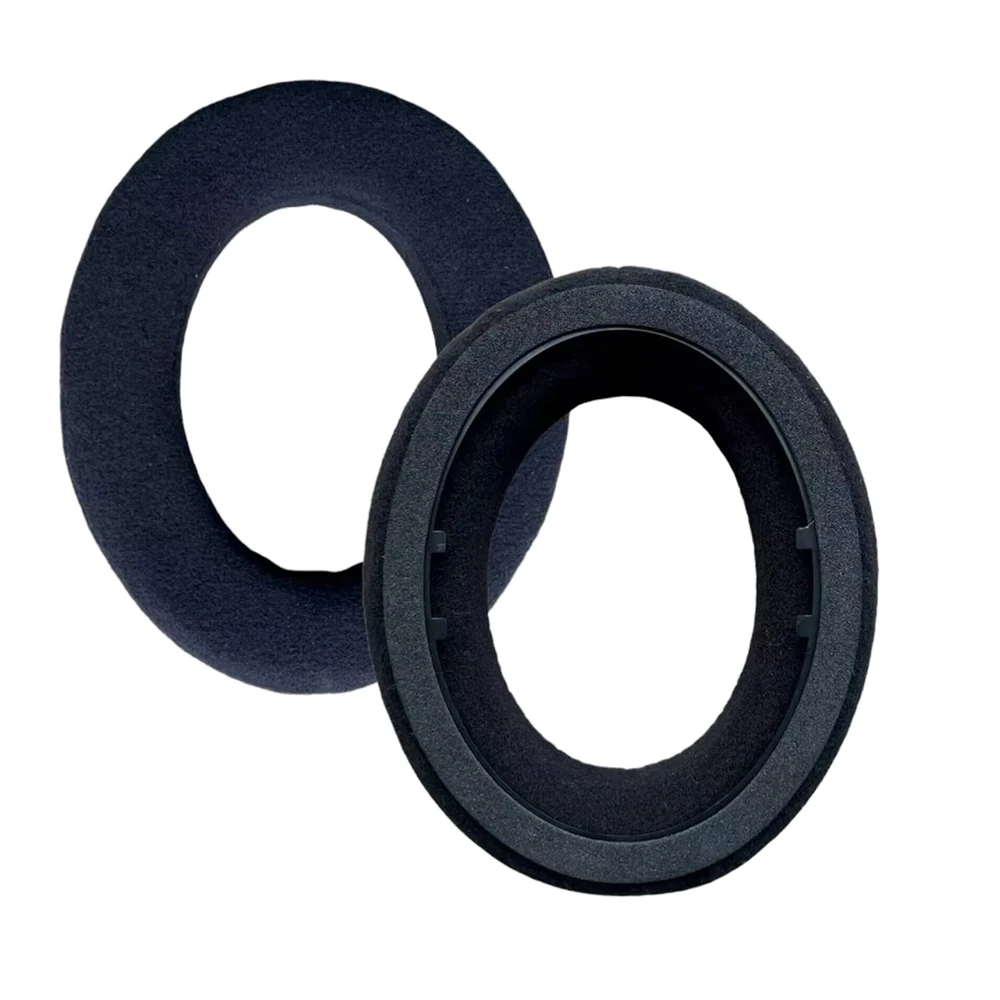 Almofadas para fones de ouvido, para sennheiser hd490 pro plus, couro genuíno, almofadas de substituição premium com opções de tecido