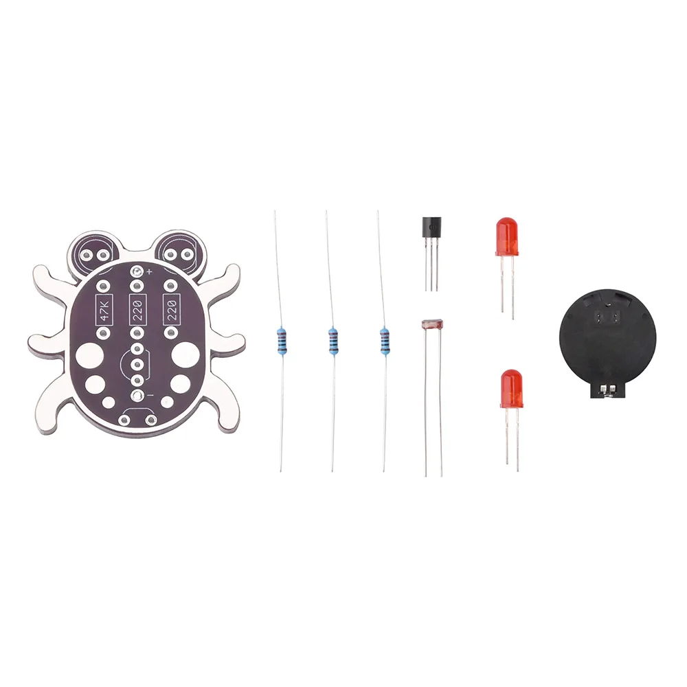 Weevil LED-Fotowiderstand-Sensormodul Löt-Lernset DIY-Kit für Anfänger – Detail 15