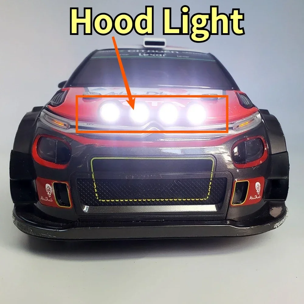 Custom Upgrade RC LED Spotlight Hood Light Kit For MJX HYPER GO 14303 1/14 Off-Road High Speed Car Simulation Replacement Parts
