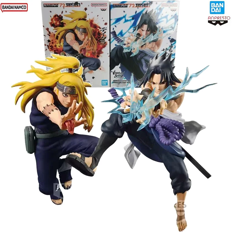 

In stock BANDAI Banpresto Naruto Volume 72 Manga Cover Series Deidara Uchiha Sasuke Anime Figure Model Genuine Boxed Toy