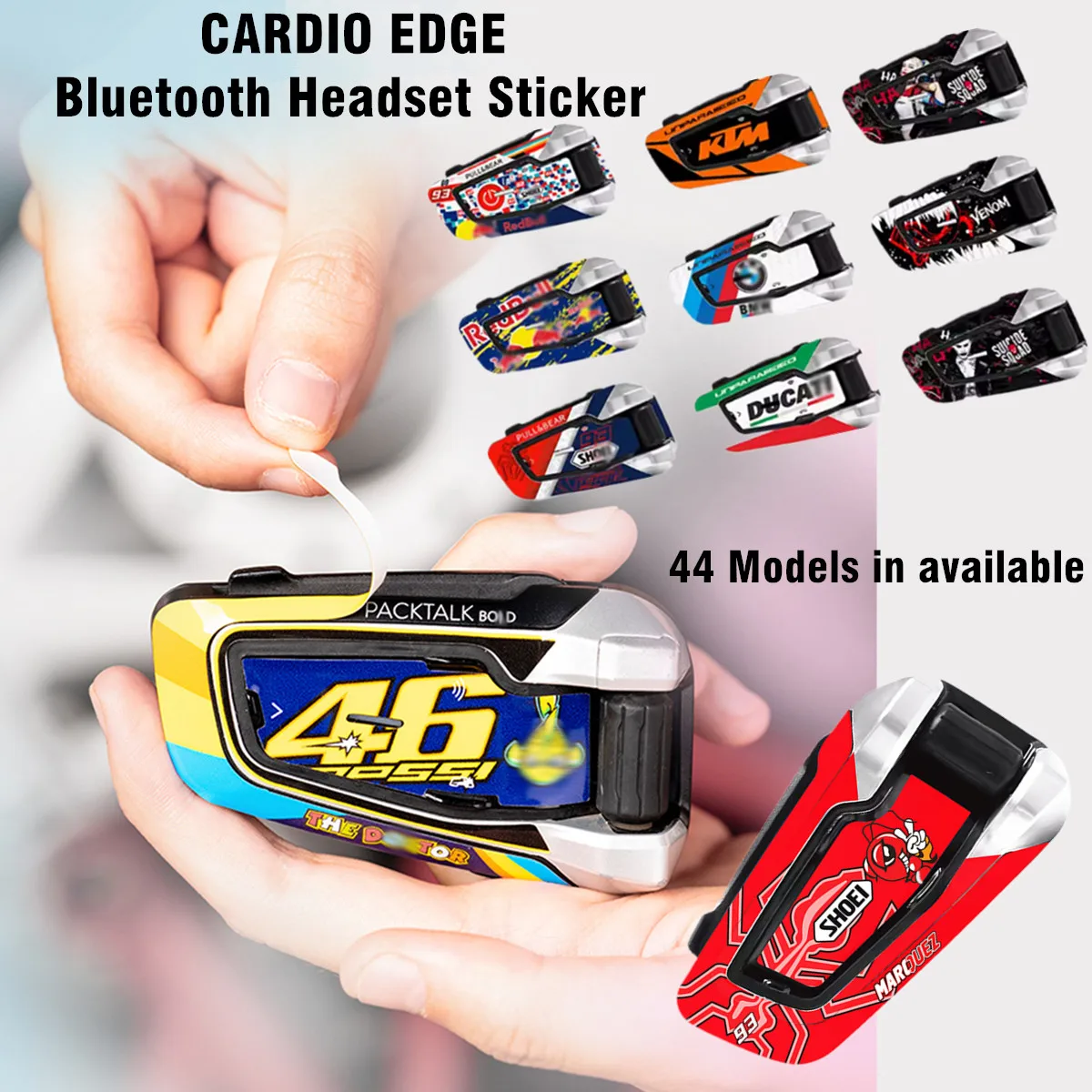 Cardo Bluetooth Headset Shell Beschermende Sticker Cd1 3M Materiaal Waterdichte Stickers Helm Decoratie