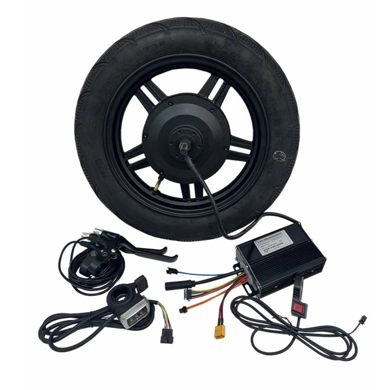 14inch Wheel 24V 36V 48V 500W 135mm dropout high torque Electric Wheelbarrow Hub Motor All Terrain Off Road Rough Tyre