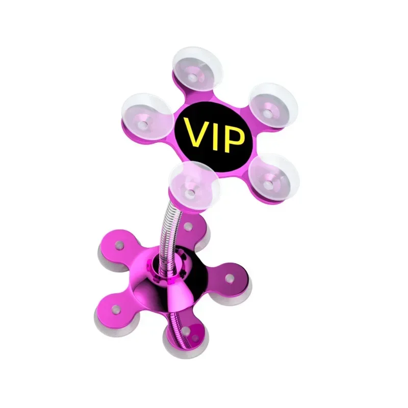 360 Rotatable Magic Suction Cup Phone Holder for Car/Home/Desktop - Adjustable Flower Shape
