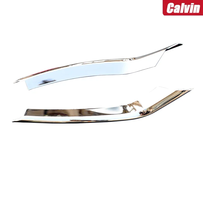 2PCS ABS Chrome Car Rear Exhaust Pipe Muffler Tips Cover Trim For VW Golf 7.5 MK7 Accessories 2018 2019