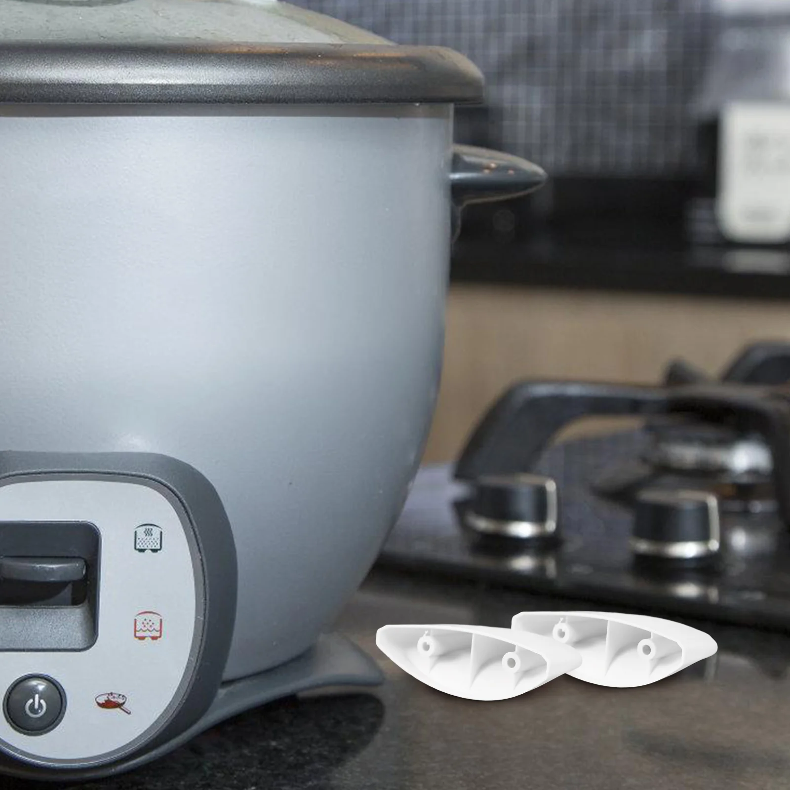 

2pcs Thick Removable Steamer Handles Compatible Rice Cooker Easy Install Remove Kitchen Gadgets Accessories